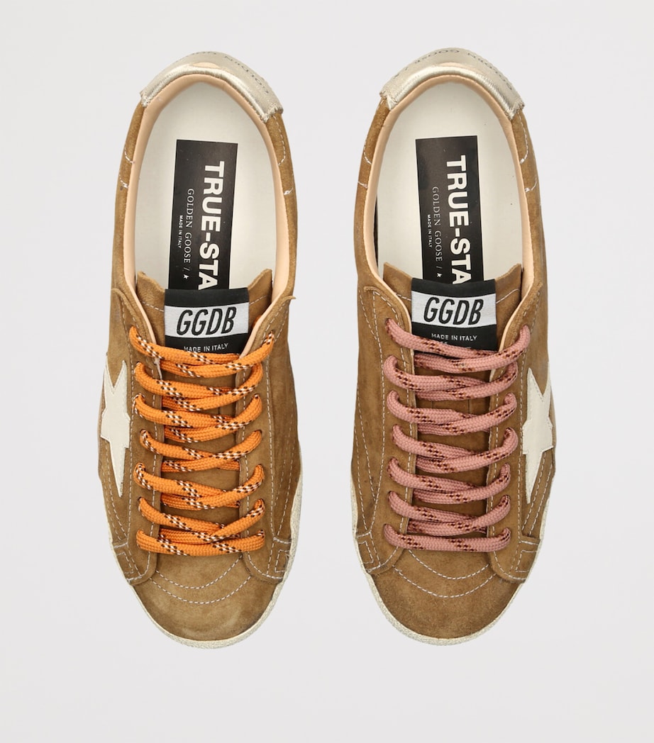 Brown Suede-Leather True Star Sneakers