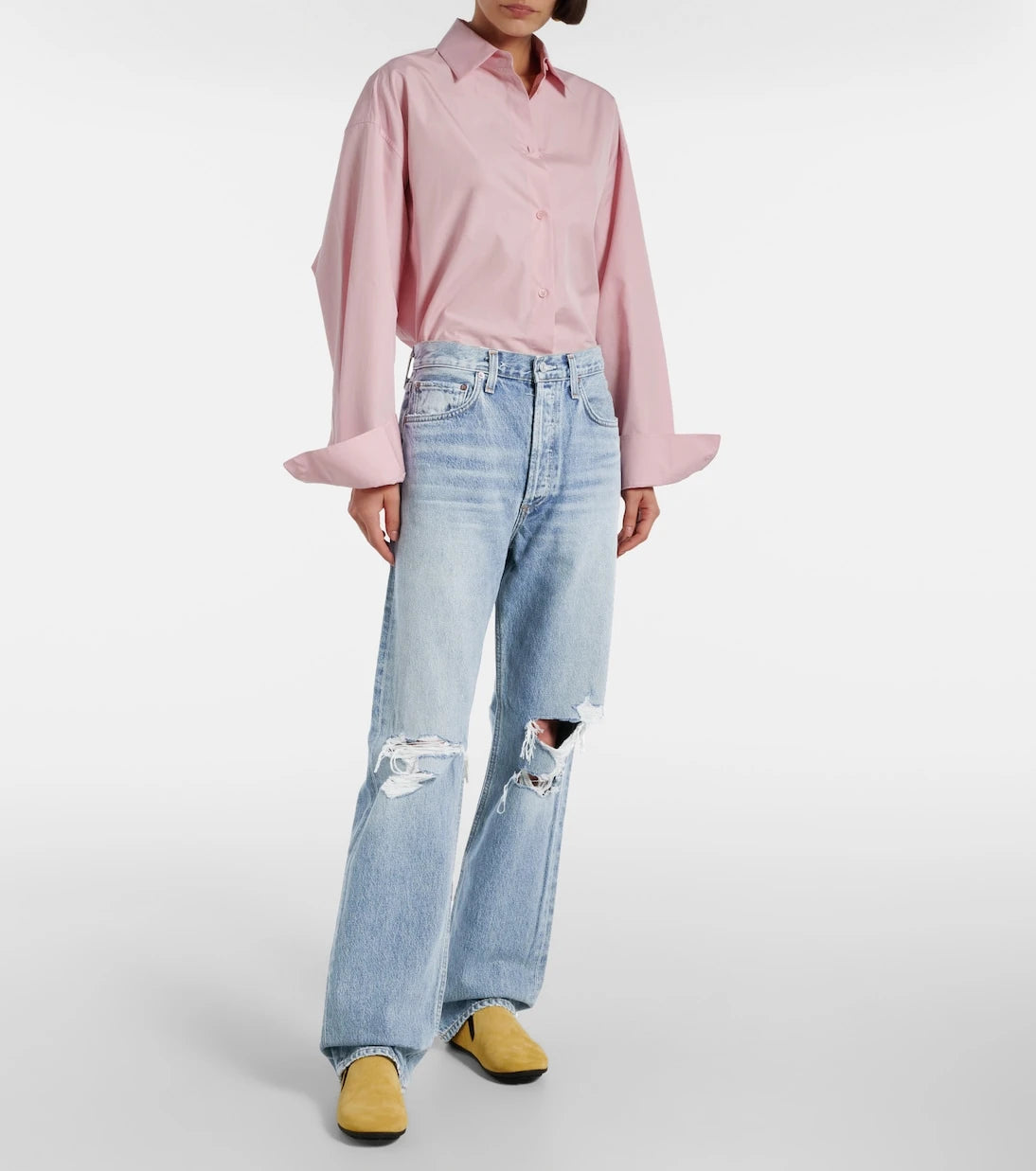Agolde - Kelly high-rise straight jeans