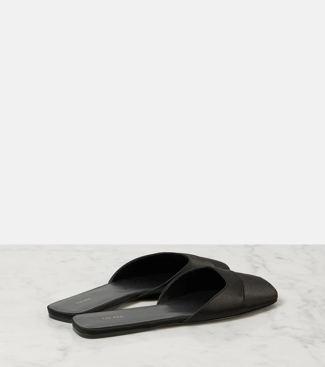 The Row - Milla satin slides