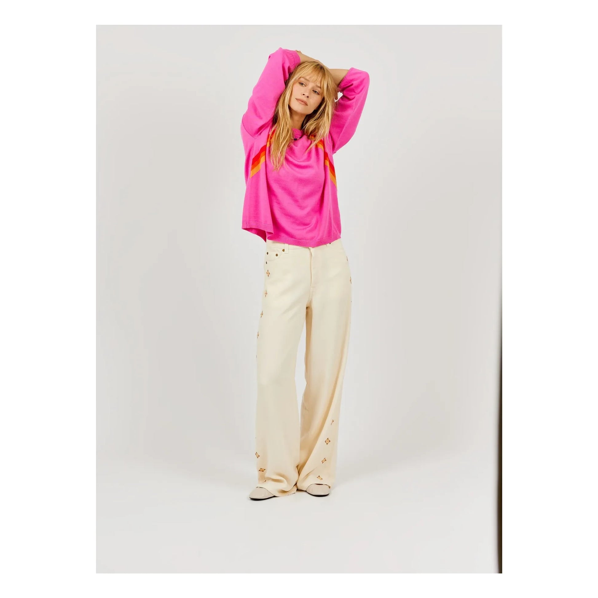 a.p - Denim pants | Ecru