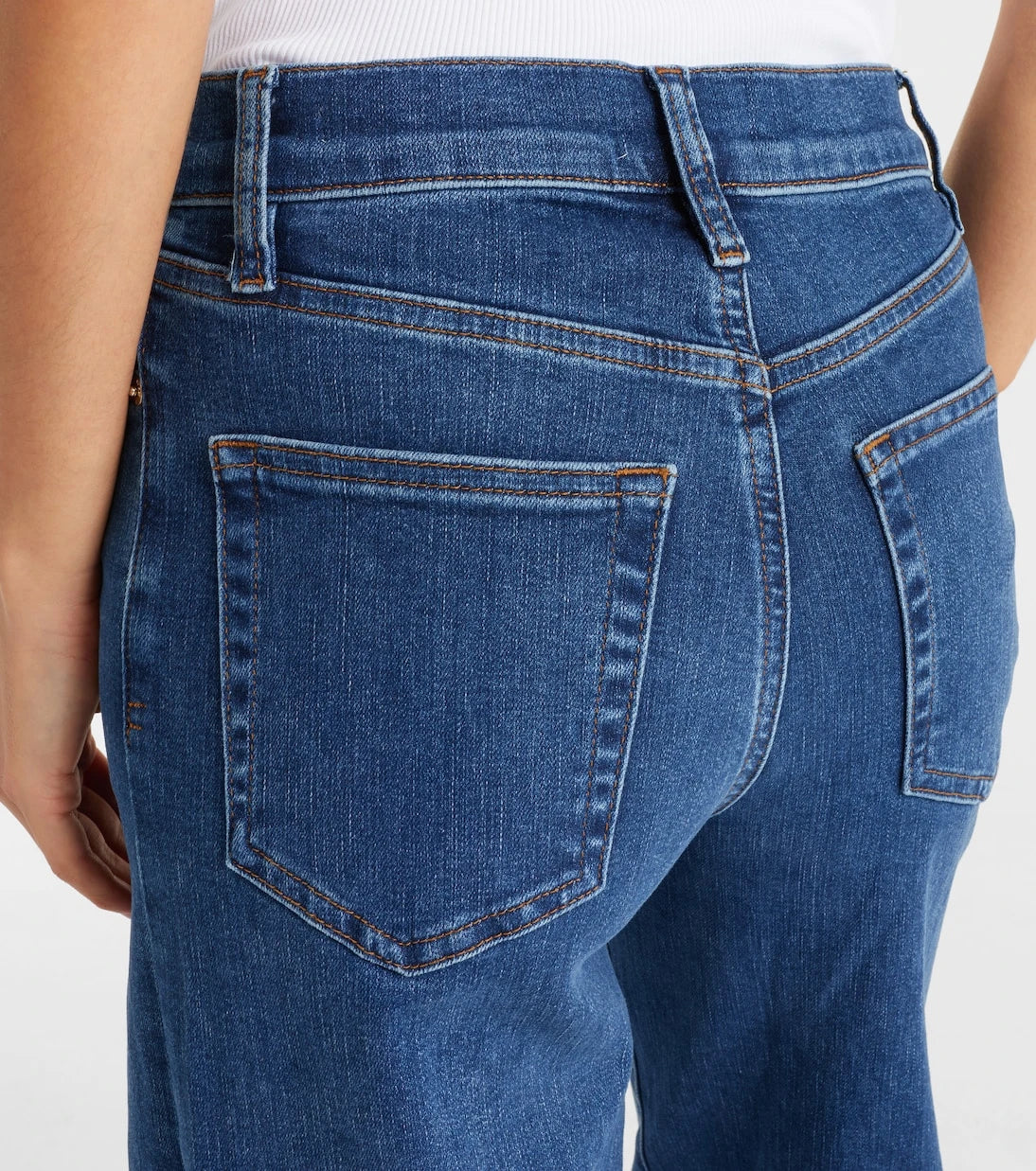 Frame - Le Slim high-rise wide-leg jeans