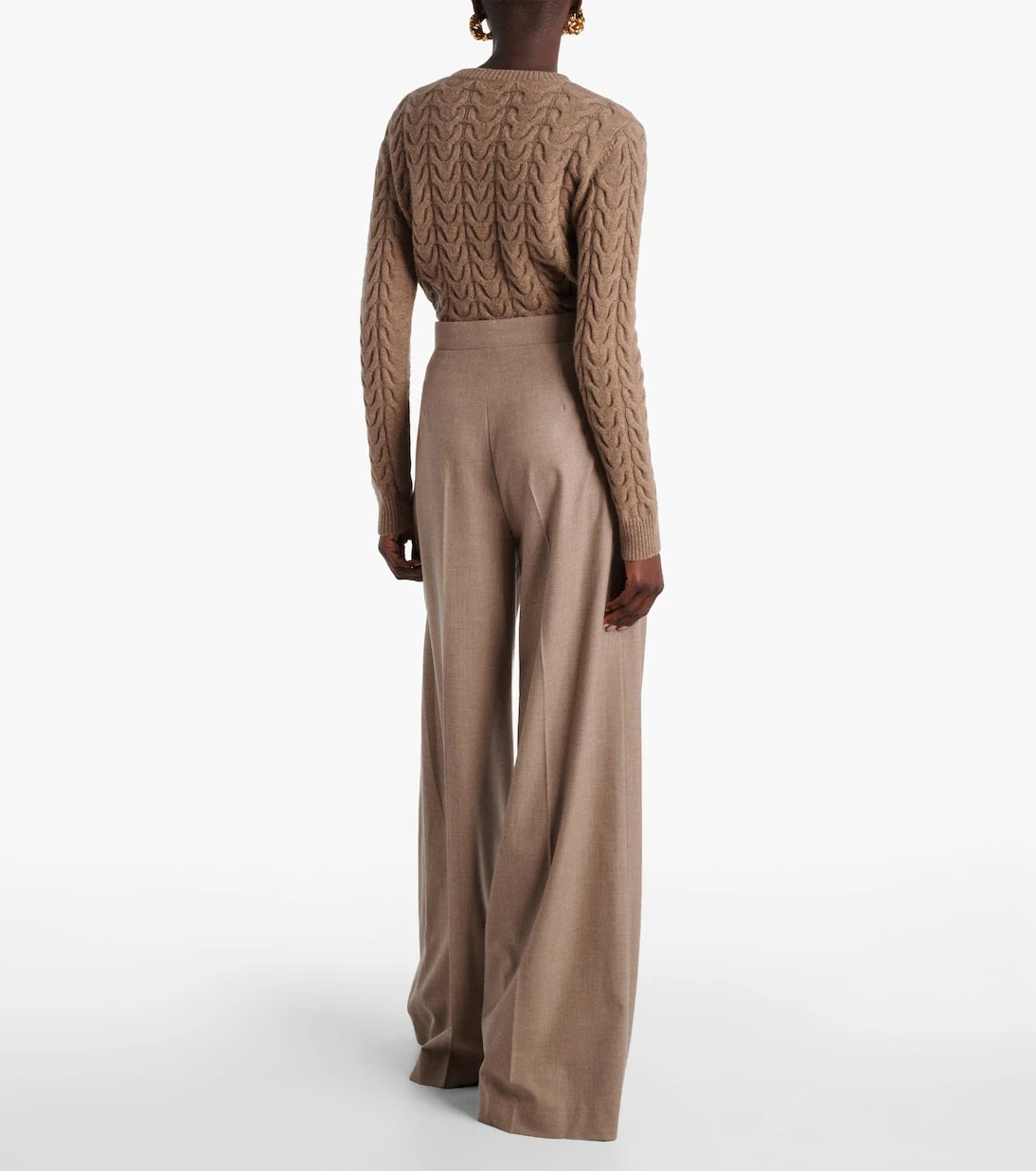 Max Mara - Cashmere-blend wide-leg pants