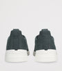 Cotton-Linen Triple Stitch Sneakers