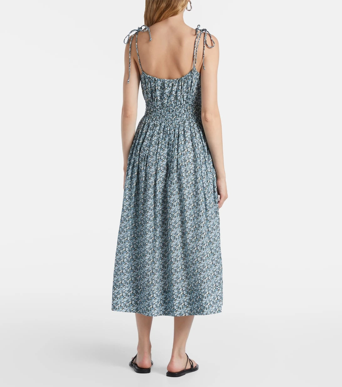 Veronica Beard - Millie floral shirred midi dress