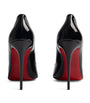 Christian Louboutin Black Hot Chick Patent Leather Pumps 100