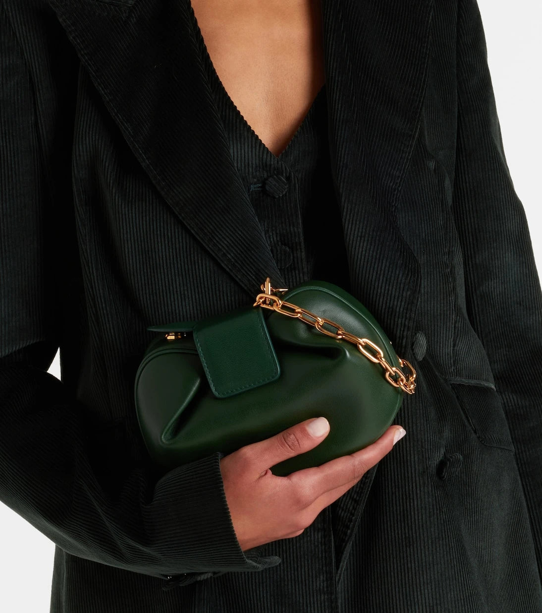 Gabriela Hearst - Soft Demi leather clutch