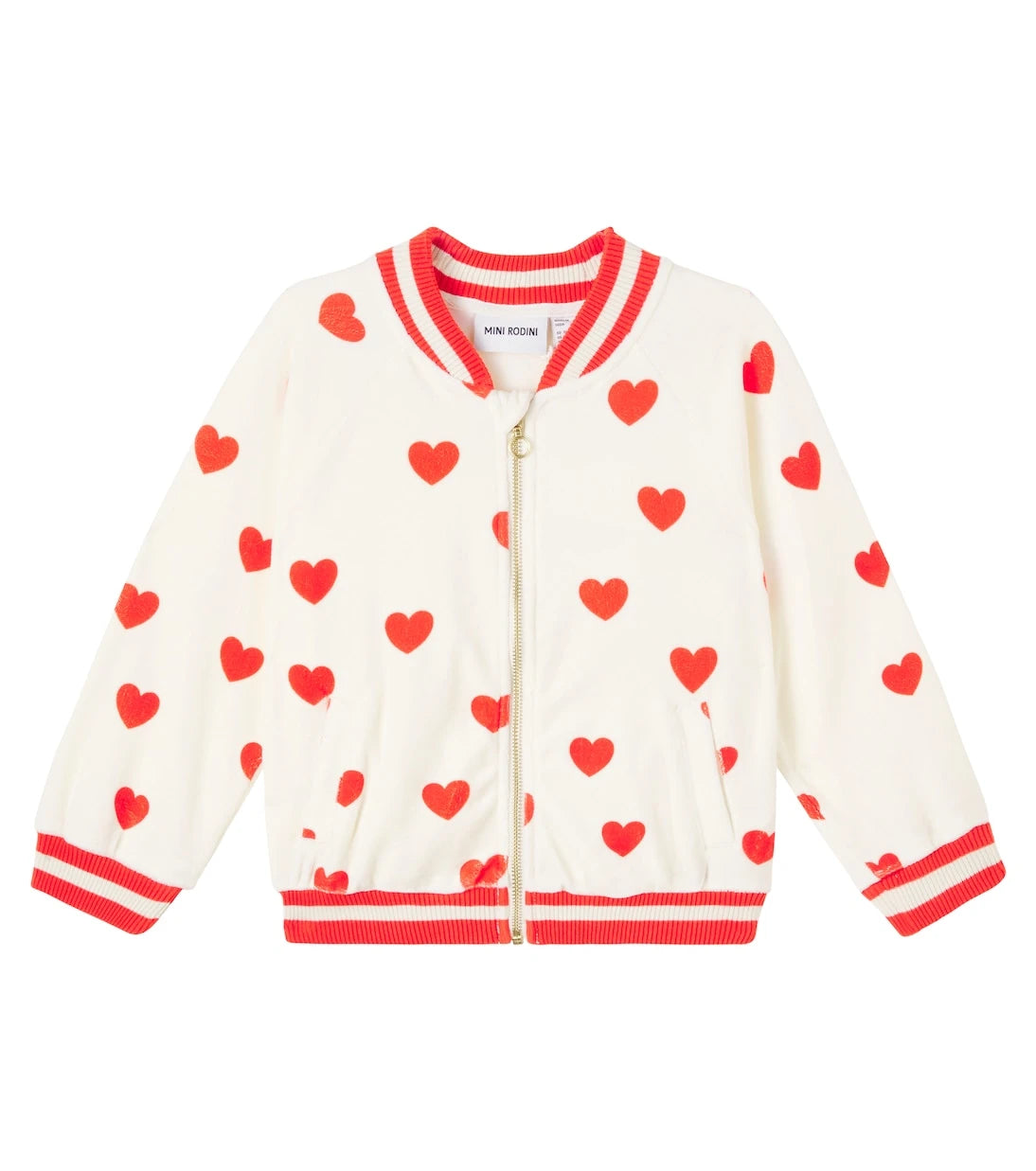 Mini Rodini - Printed cotton-blend bomber jacket
