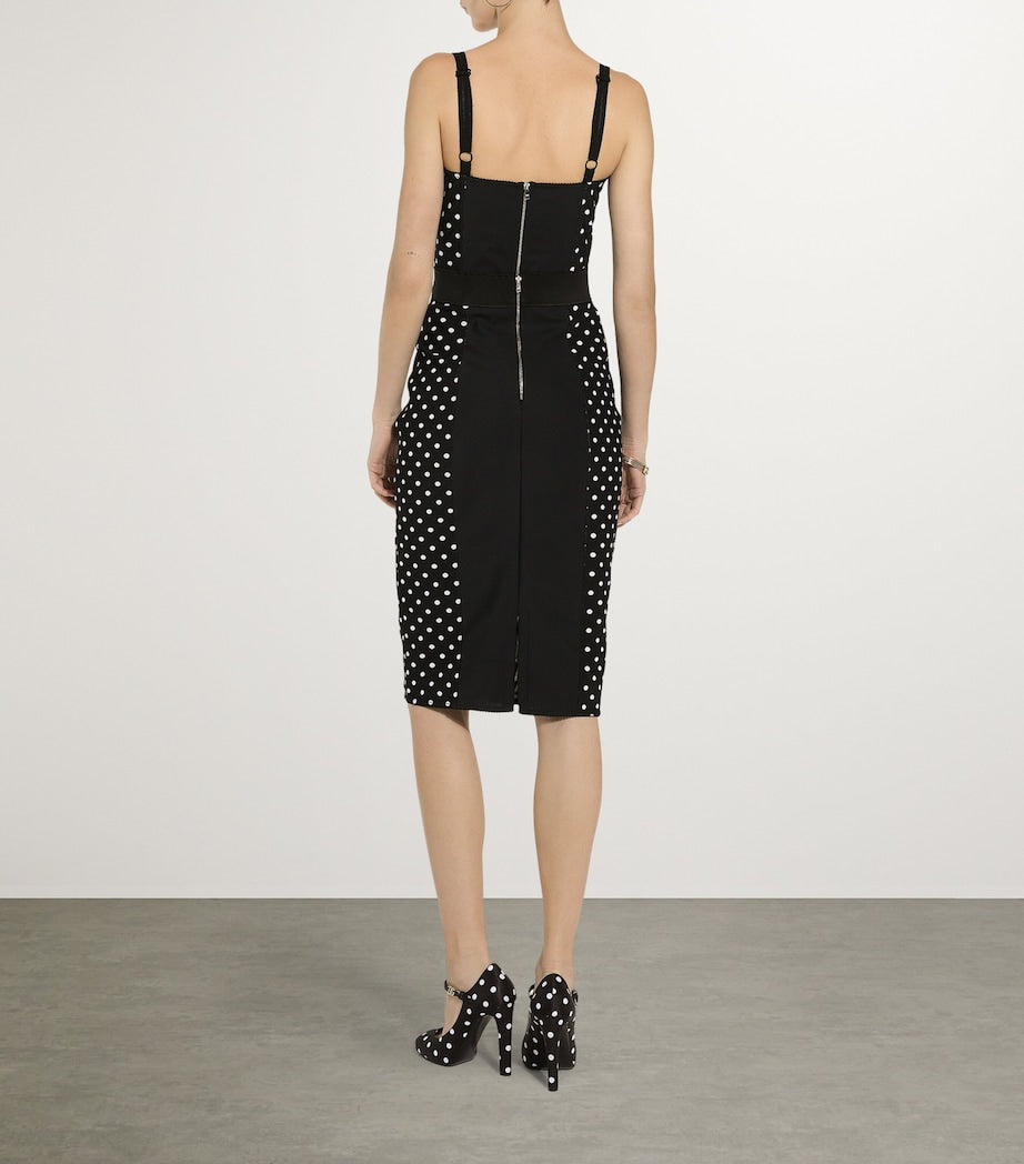 Multi Polka-Dot Bustier Top