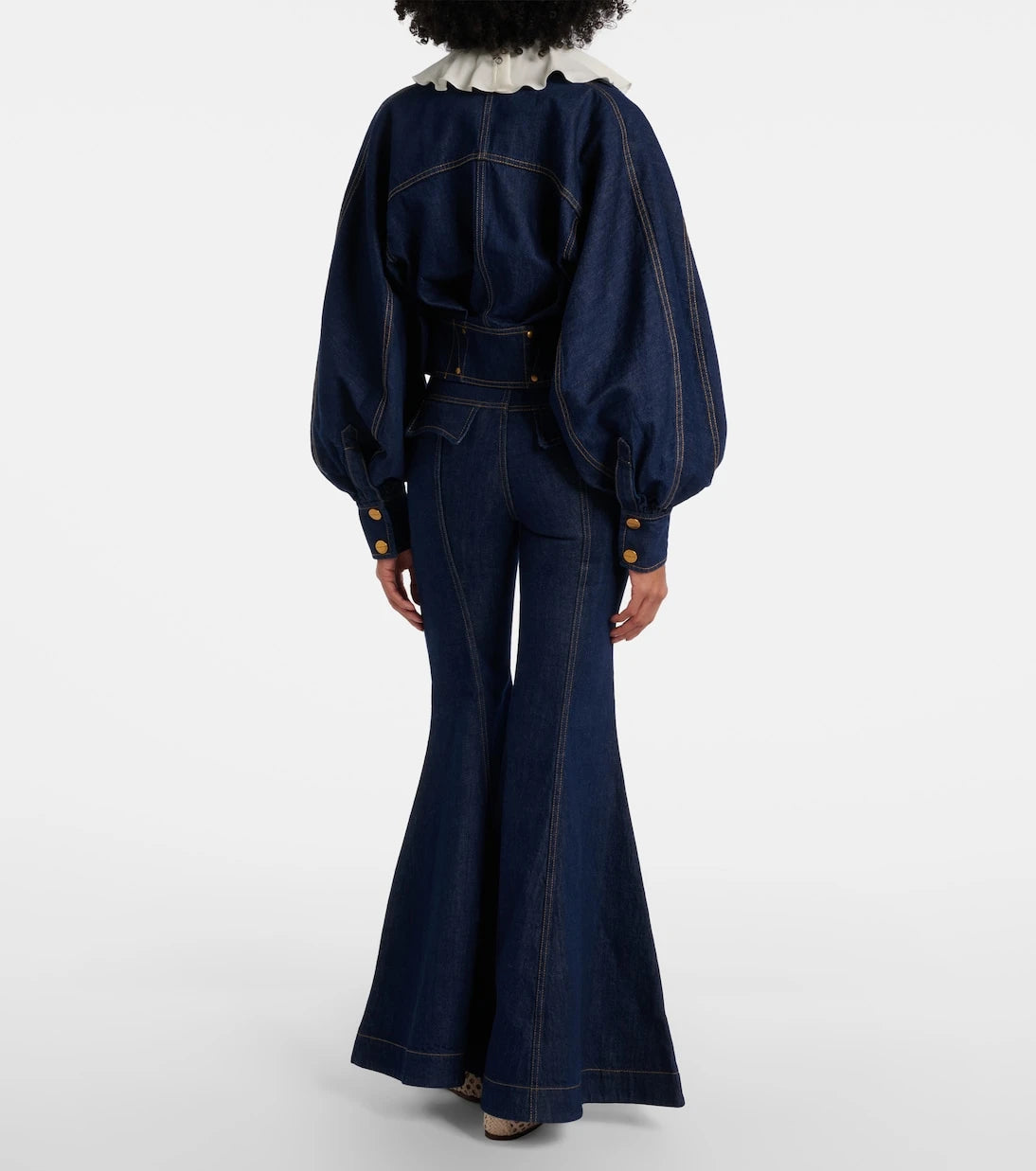 Zimmermann - Luna belted flared jeans
