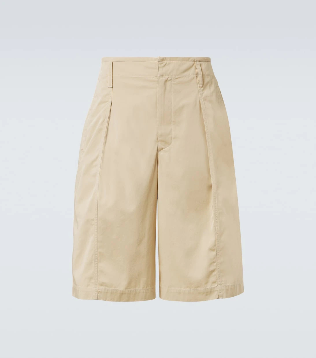 Lemaire - Maxi cotton twill Bermuda shorts