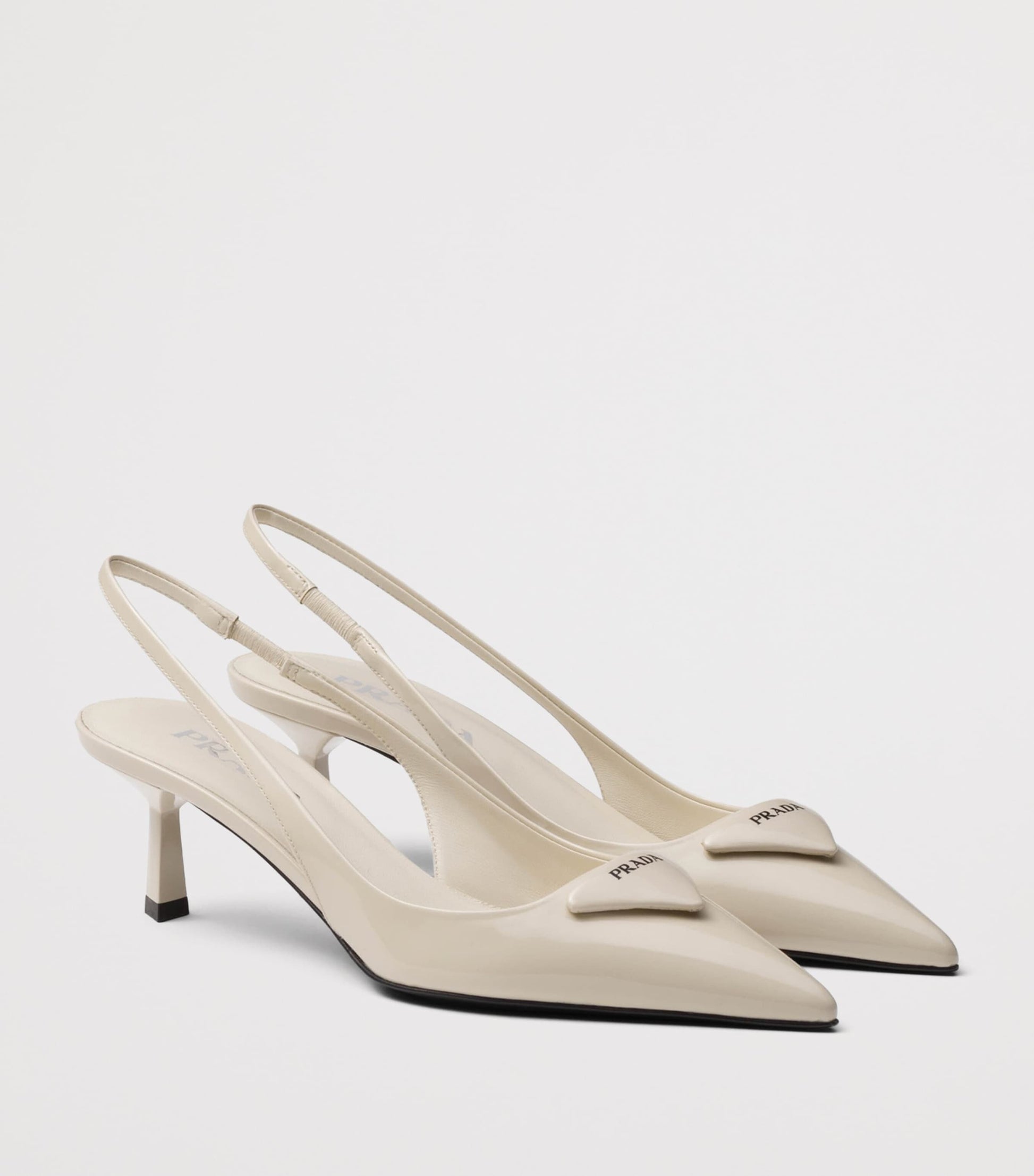 Prada Patent Leather Slingback Pumps 55