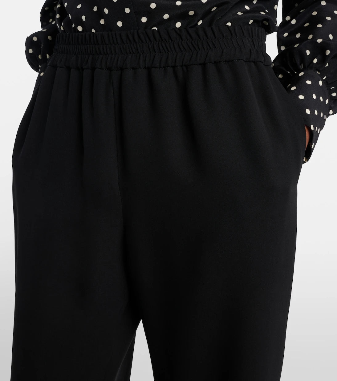 Valentino - Cady Couture wide-leg pants