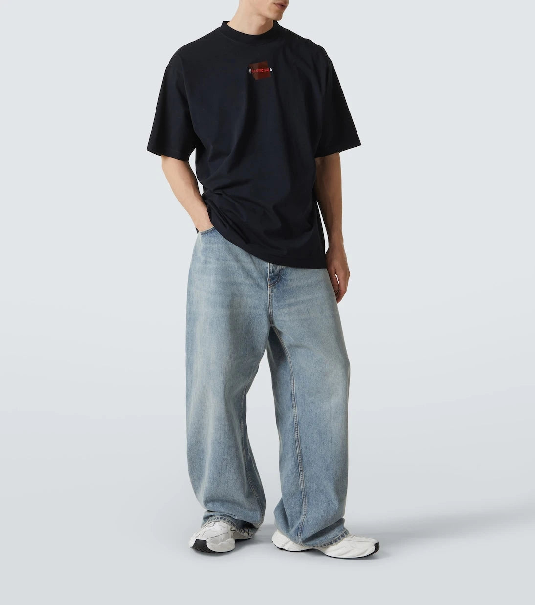 Balenciaga - Logo cotton jersey T-shirt