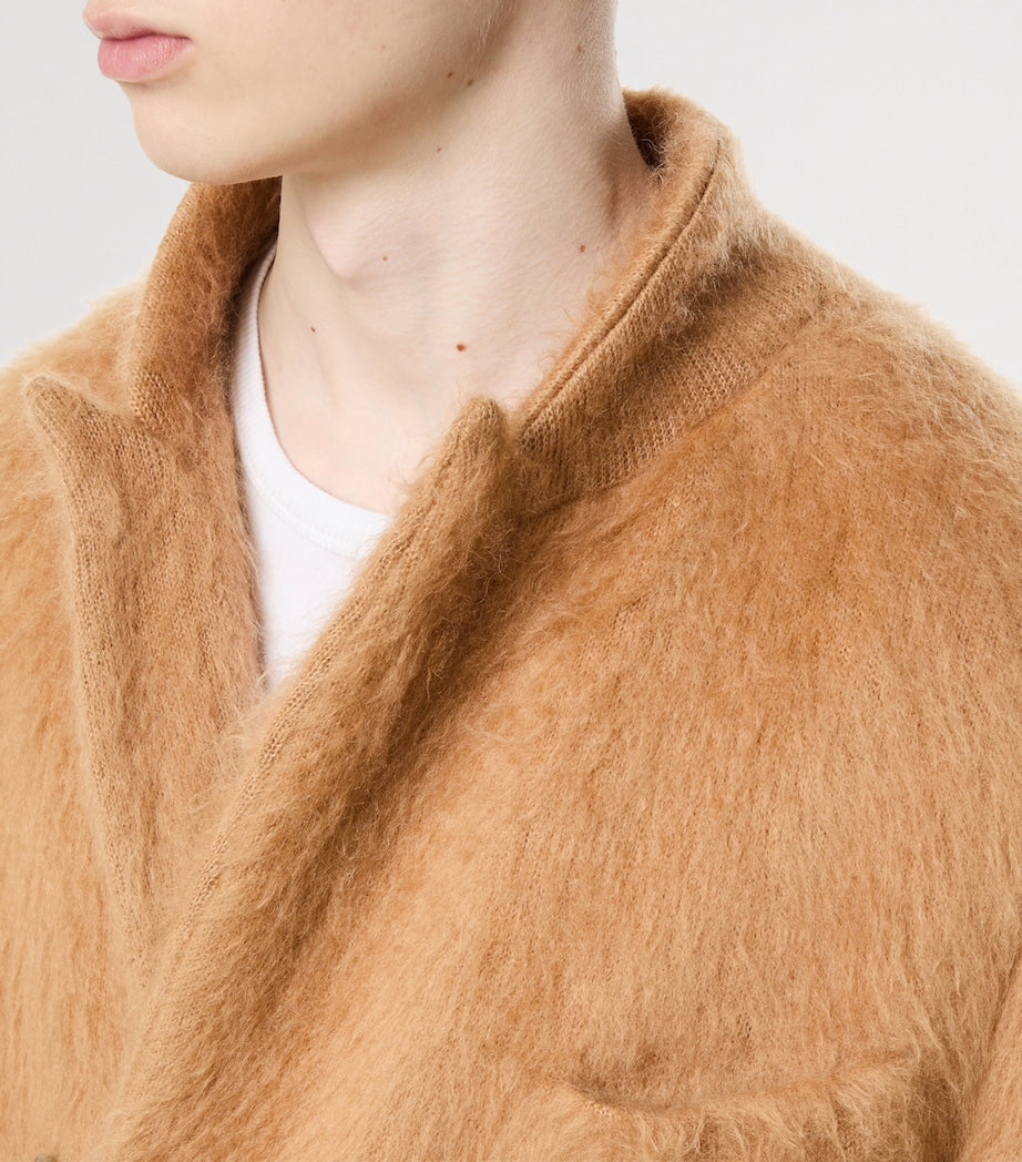 TOM FORD Beige Cashmere-Mohair-Silk Jacket