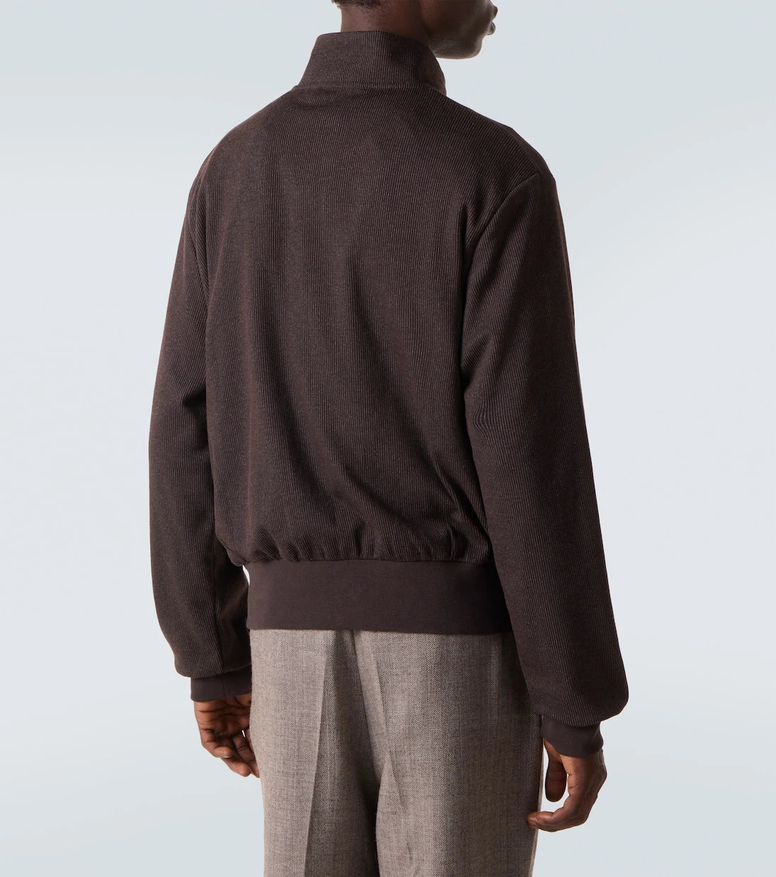 Our Legacy - Mob ribbed-knit cotton-blend bomber jacket