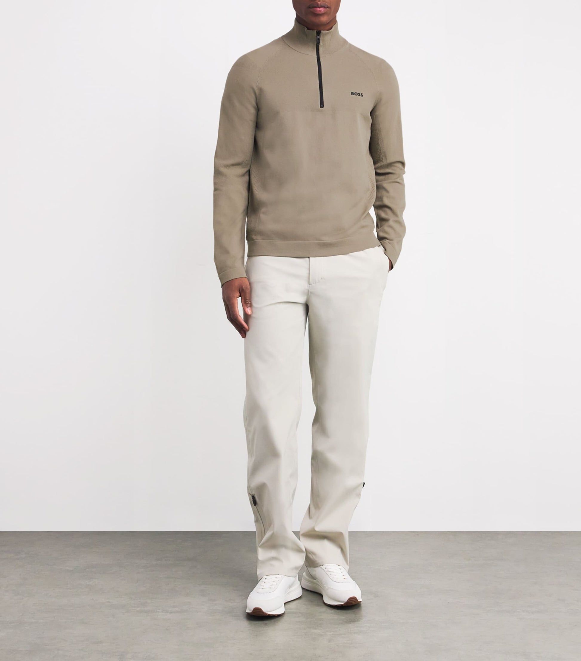 Seamless Quarter-Zip Sweater