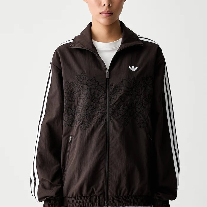 adidas Originals Kadın Fermuarlı Sweatshirt Floral Firebird