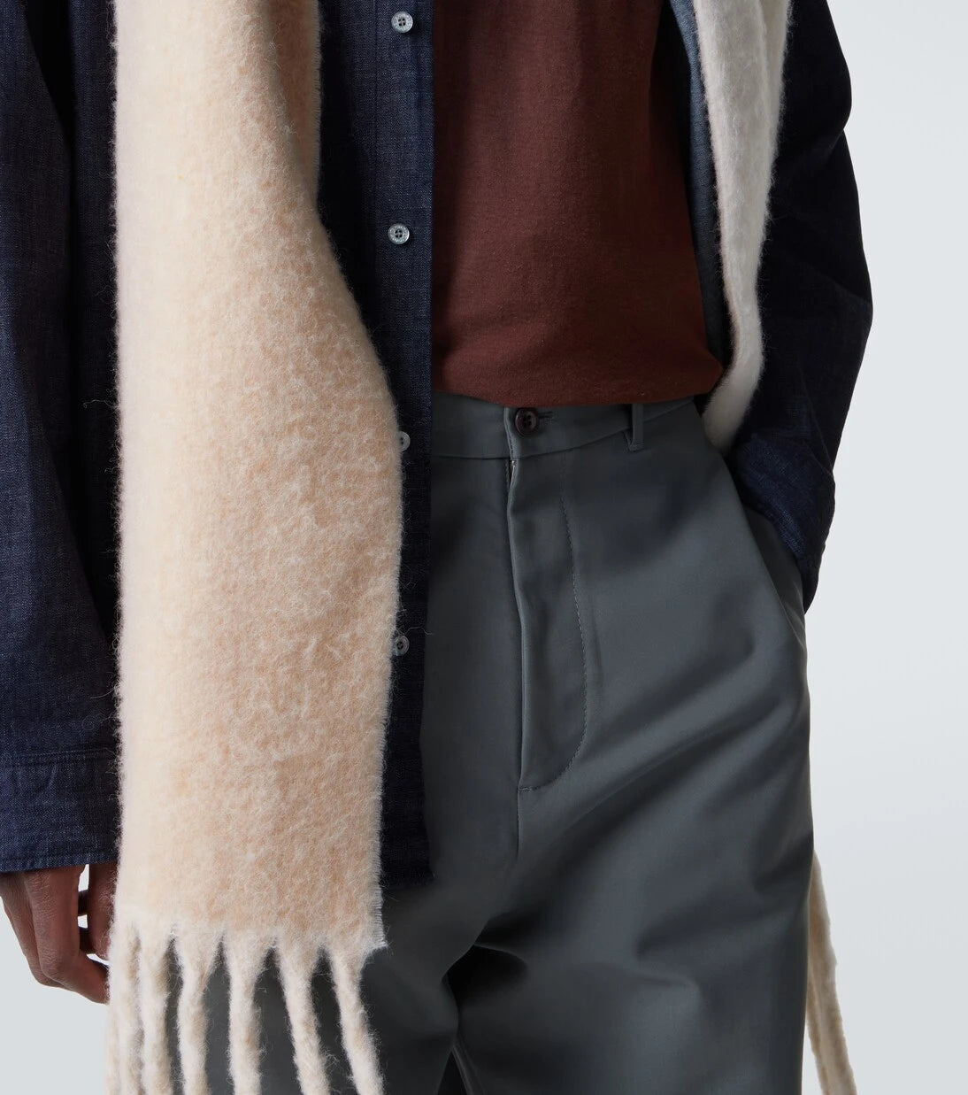 Acne Studios - Cotton satin wide-leg pants