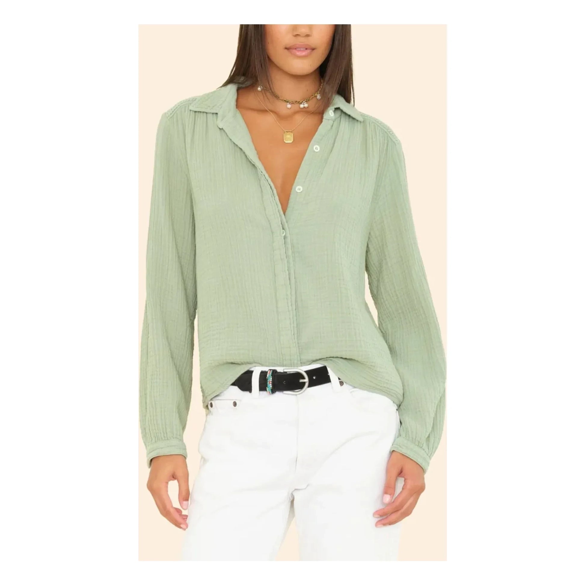 Xirena - Julianne shirt | Green water