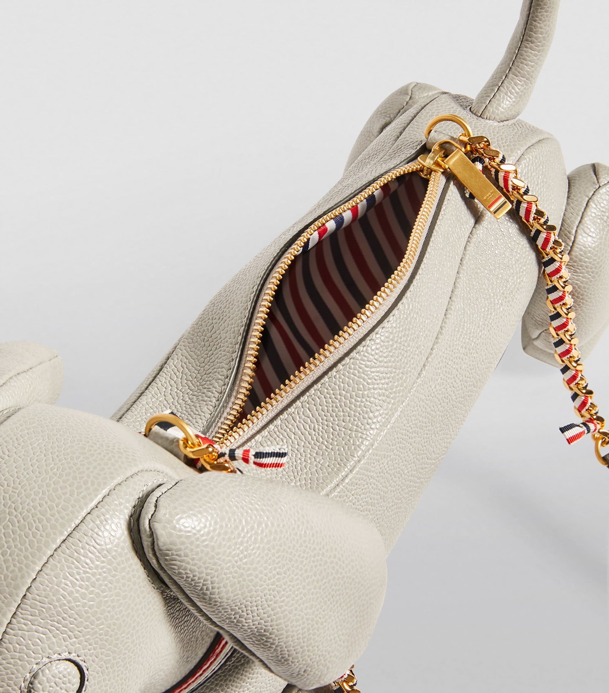 Thom Browne Grey Mini Hector Cross-Body Bag