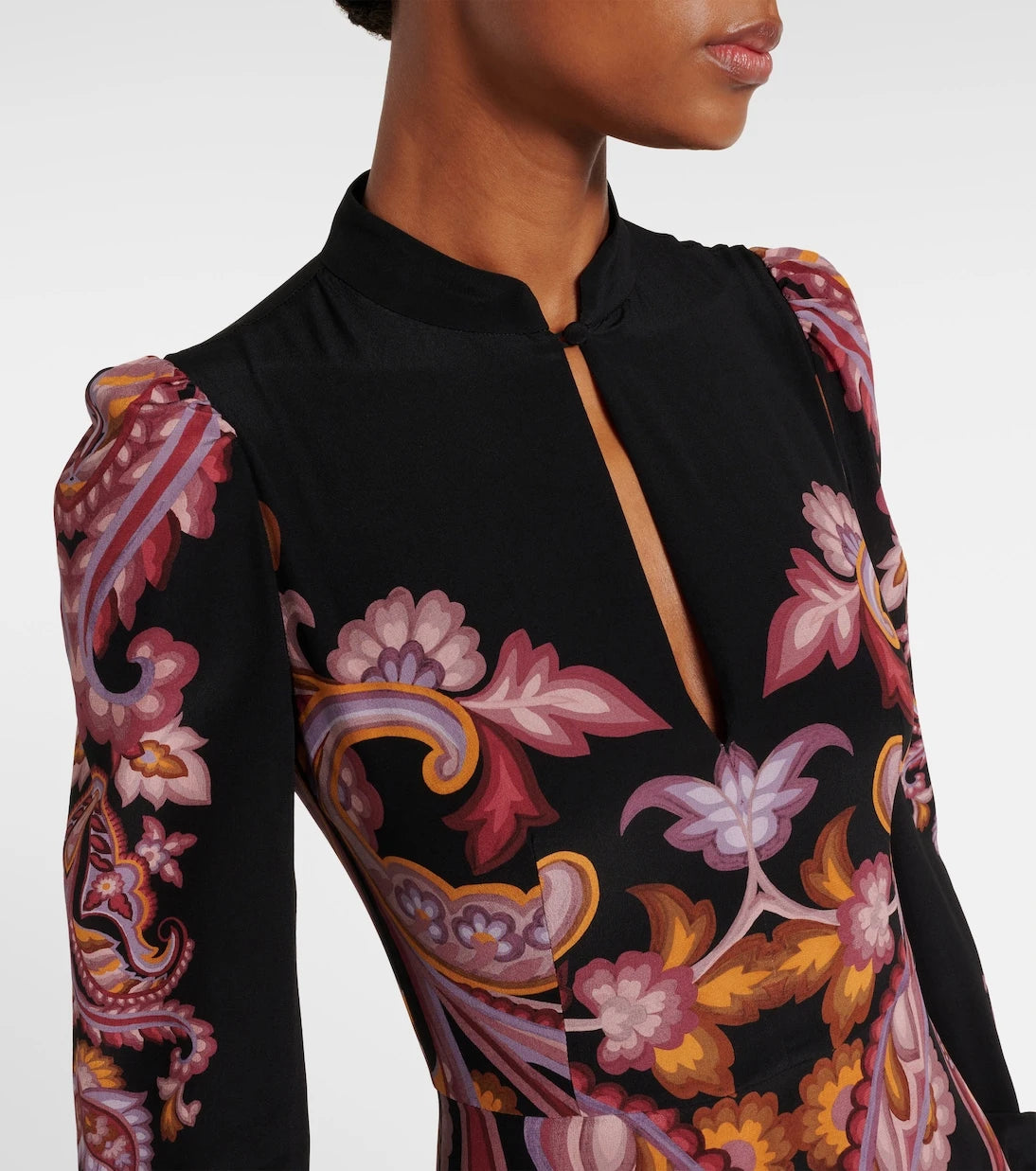 Etro - Paisley silk midi dress