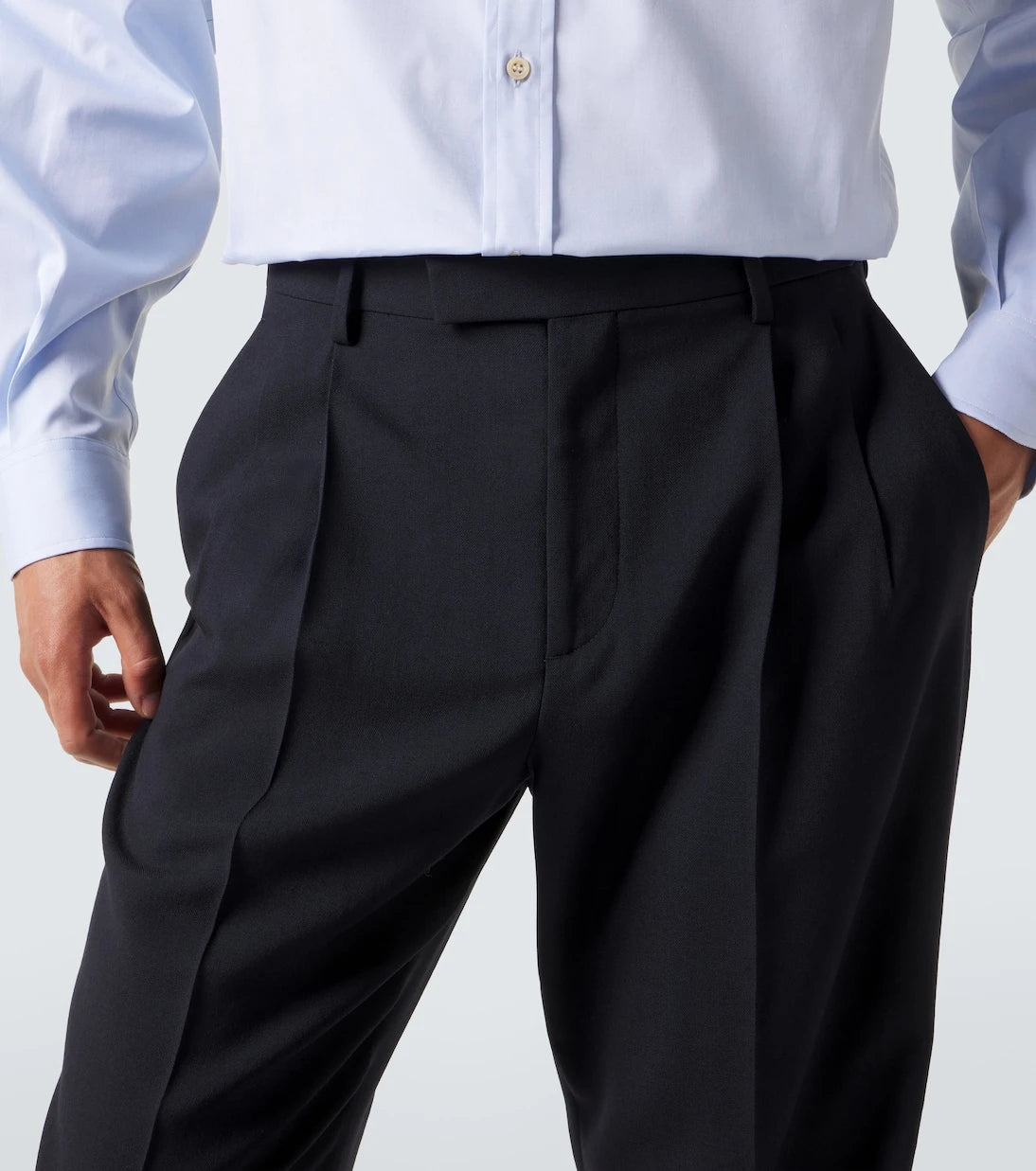 Valentino - Virgin wool straight pants