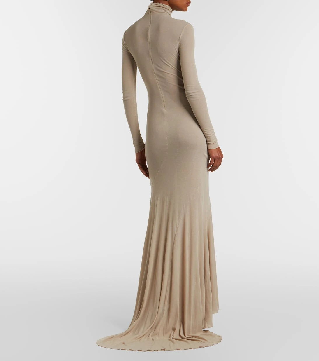 Mugler - Cotton jersey gown