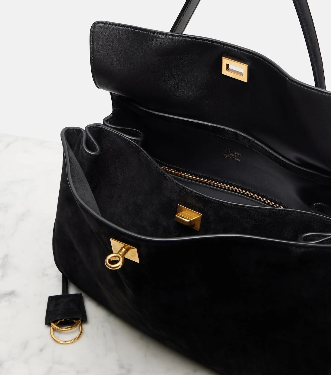 Balenciaga - Rodeo Medium suede shoulder bag
