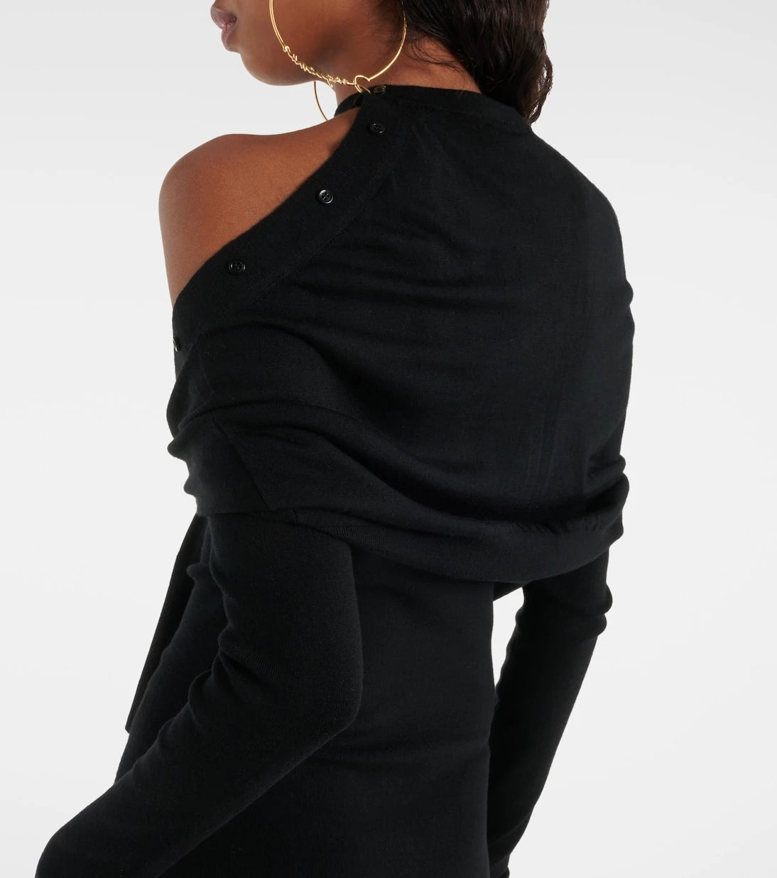 Jacquemus - La robe Doble wool-blend midi dress
