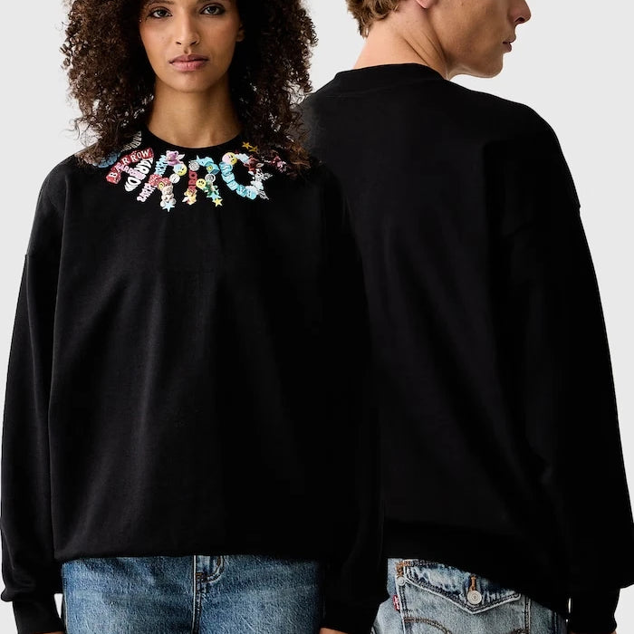 Pamuklu sweatshirt