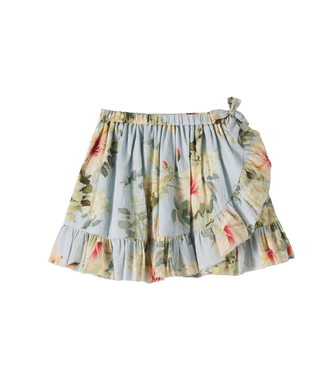 Zimmermann Kids - Mahon floral ruffled cotton skirt