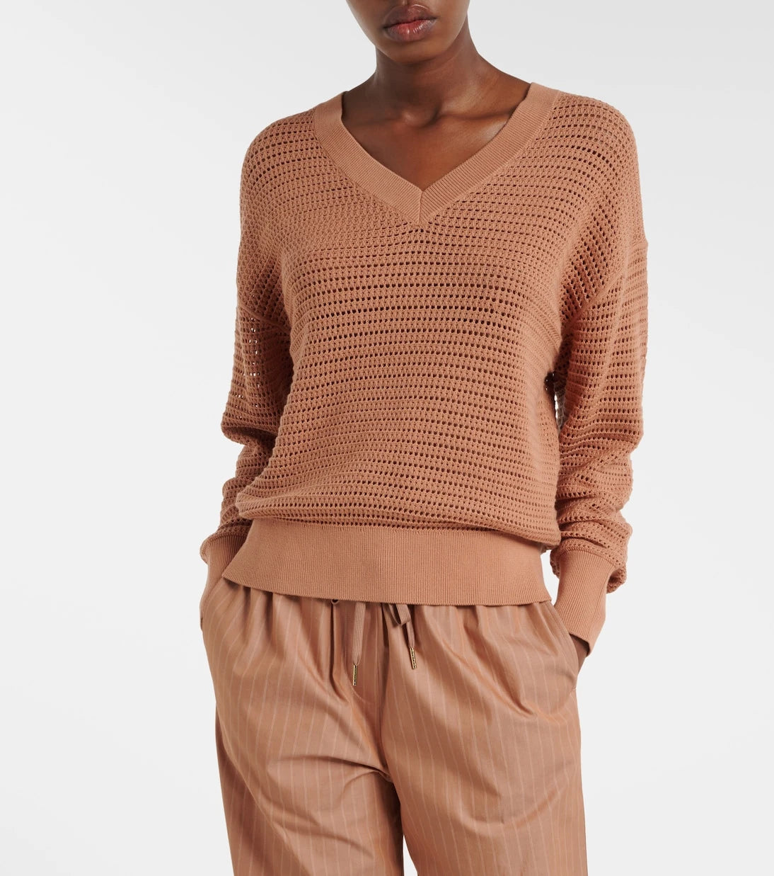 Varley - Gaia open-knit cotton sweater