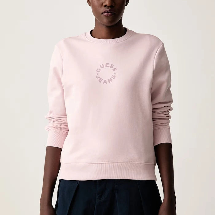 Guess Jeans kadın pamuklu sweatshirt