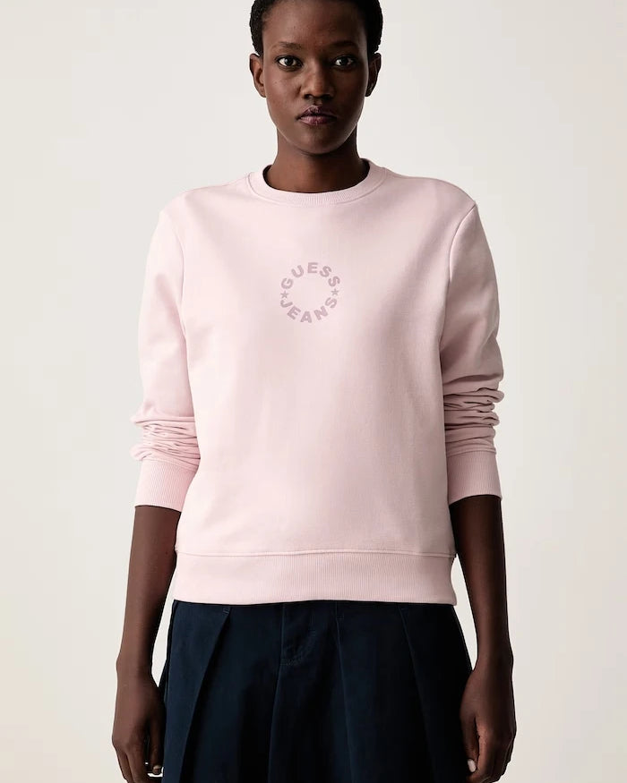 Guess Jeans kadın pamuklu sweatshirt