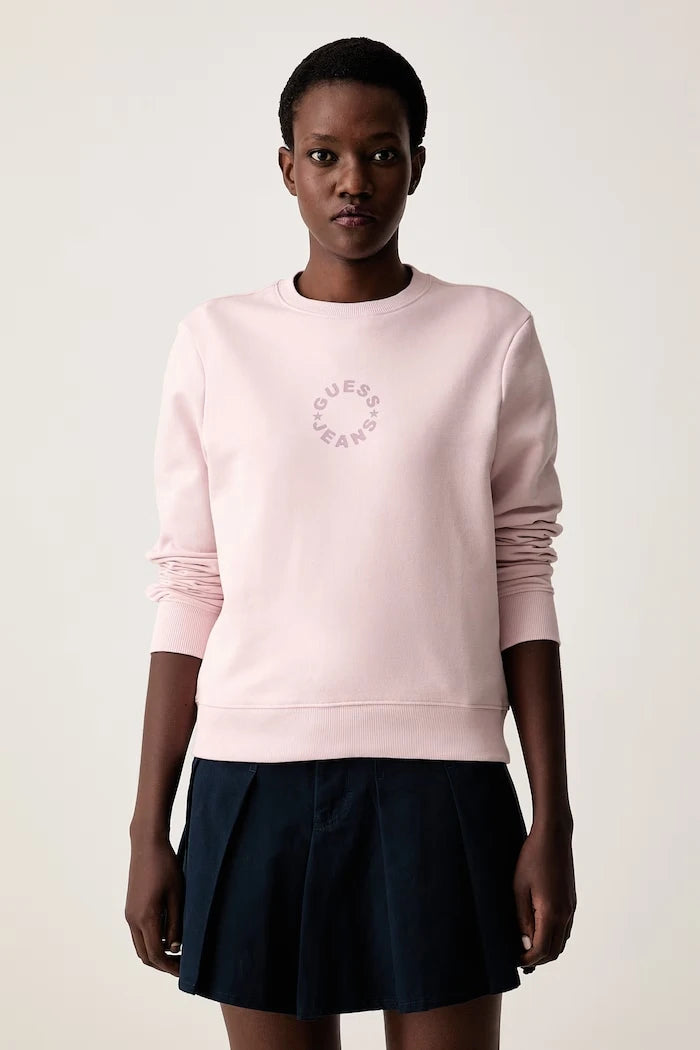 Guess Jeans kadın pamuklu sweatshirt