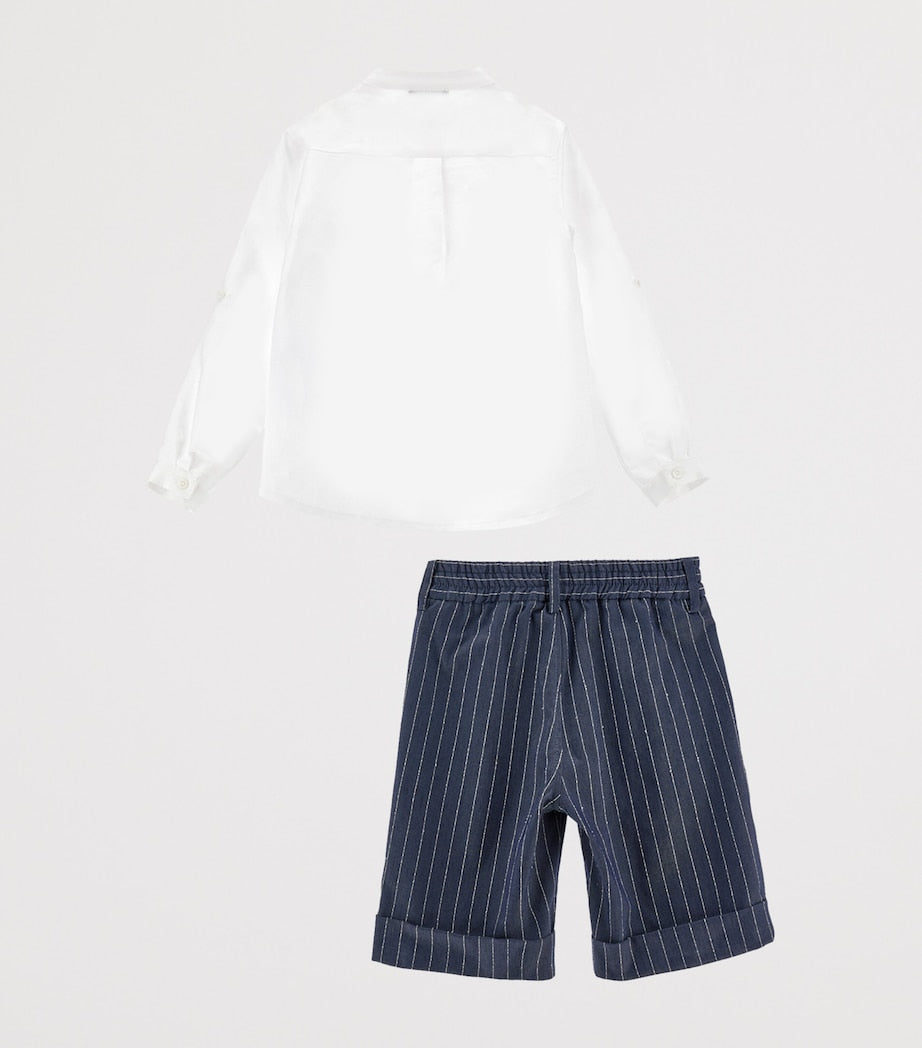 Formal Shirt and Bermuda Shorts Set (24 Months - 12 Years)