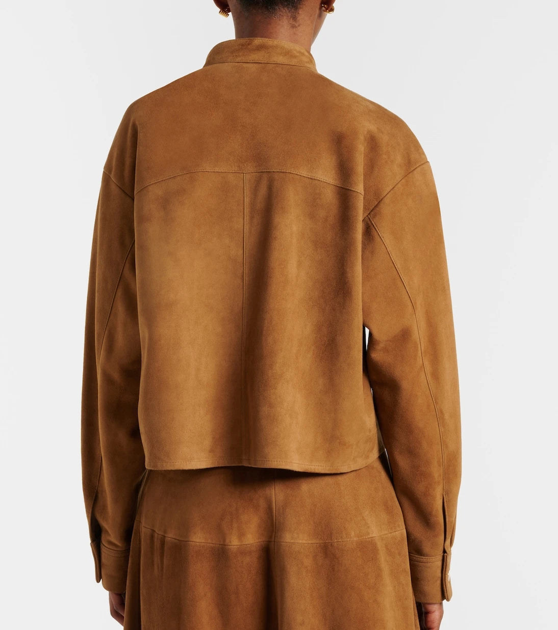 Nour Hammour - Lucien suede cropped jacket