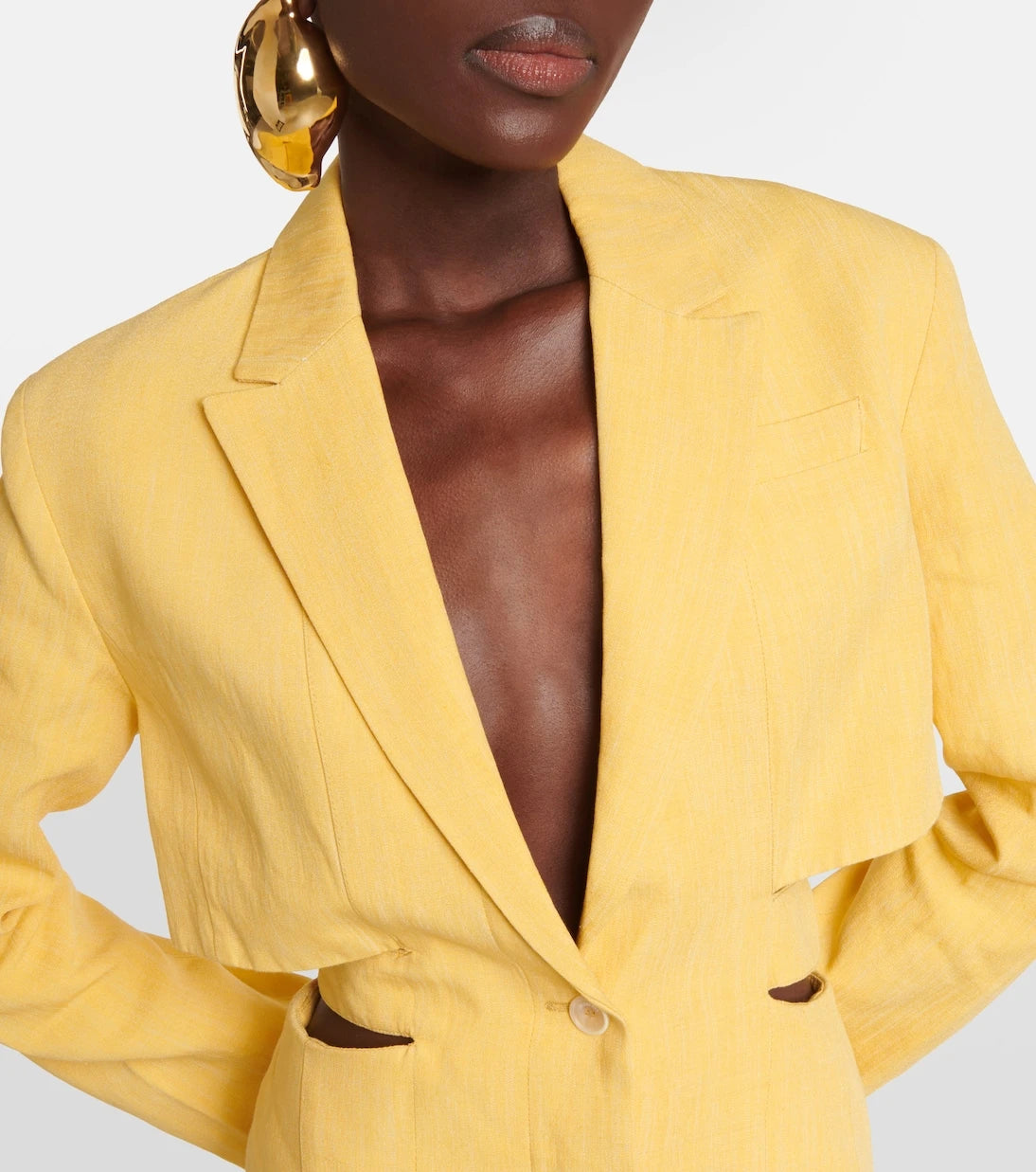 Jacquemus - La Robe Bari linen-blend minidress