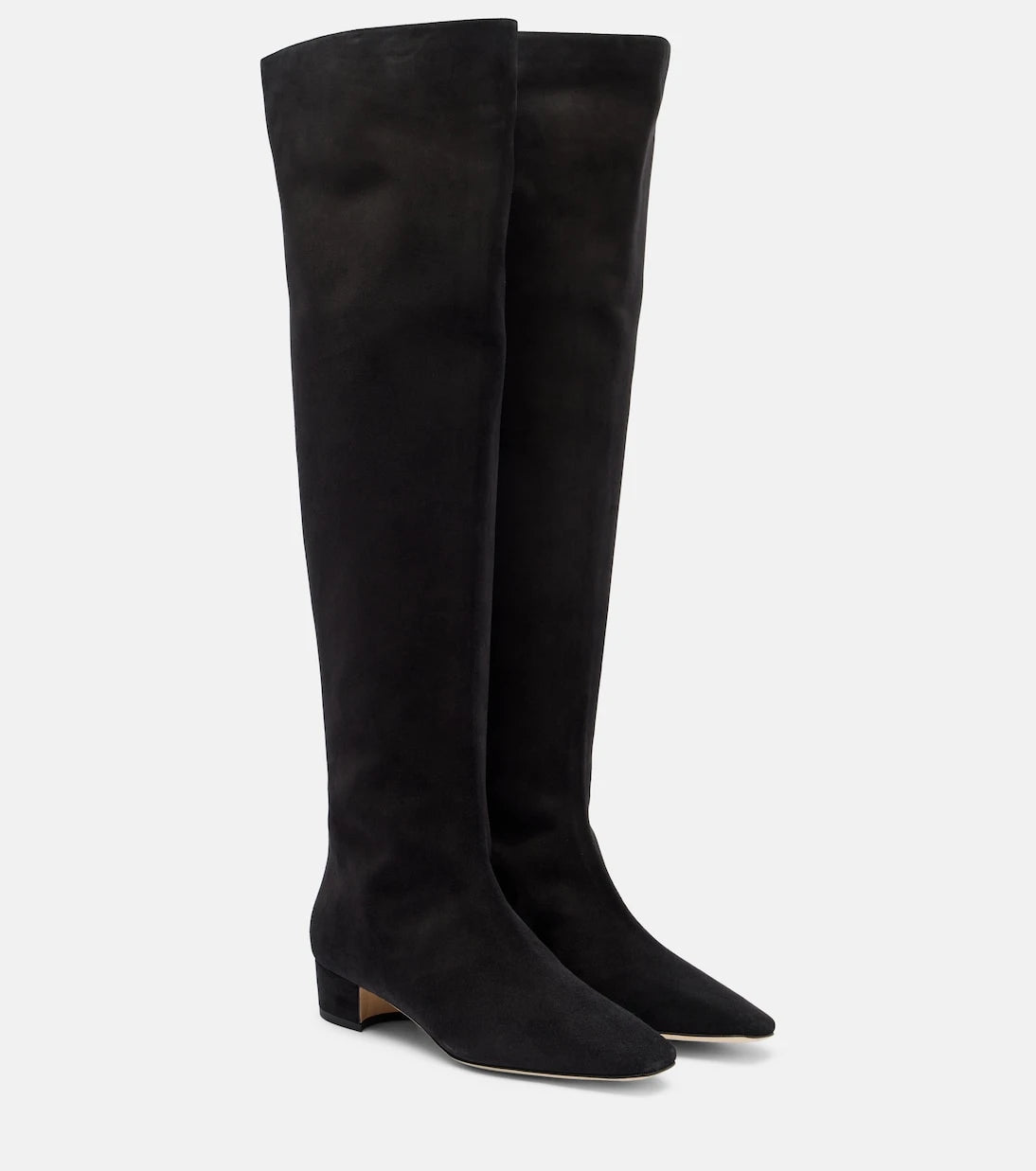 Manolo Blahnik - Gore suede over-the-knee boots