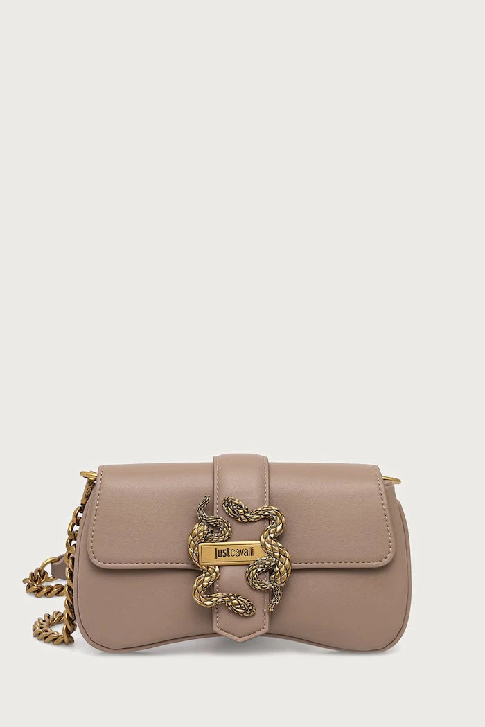Just Cavalli suni deri kadın crossbody çanta