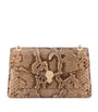 Bvlgari Beige Python Leather Serpenti Forever Shoulder Bag