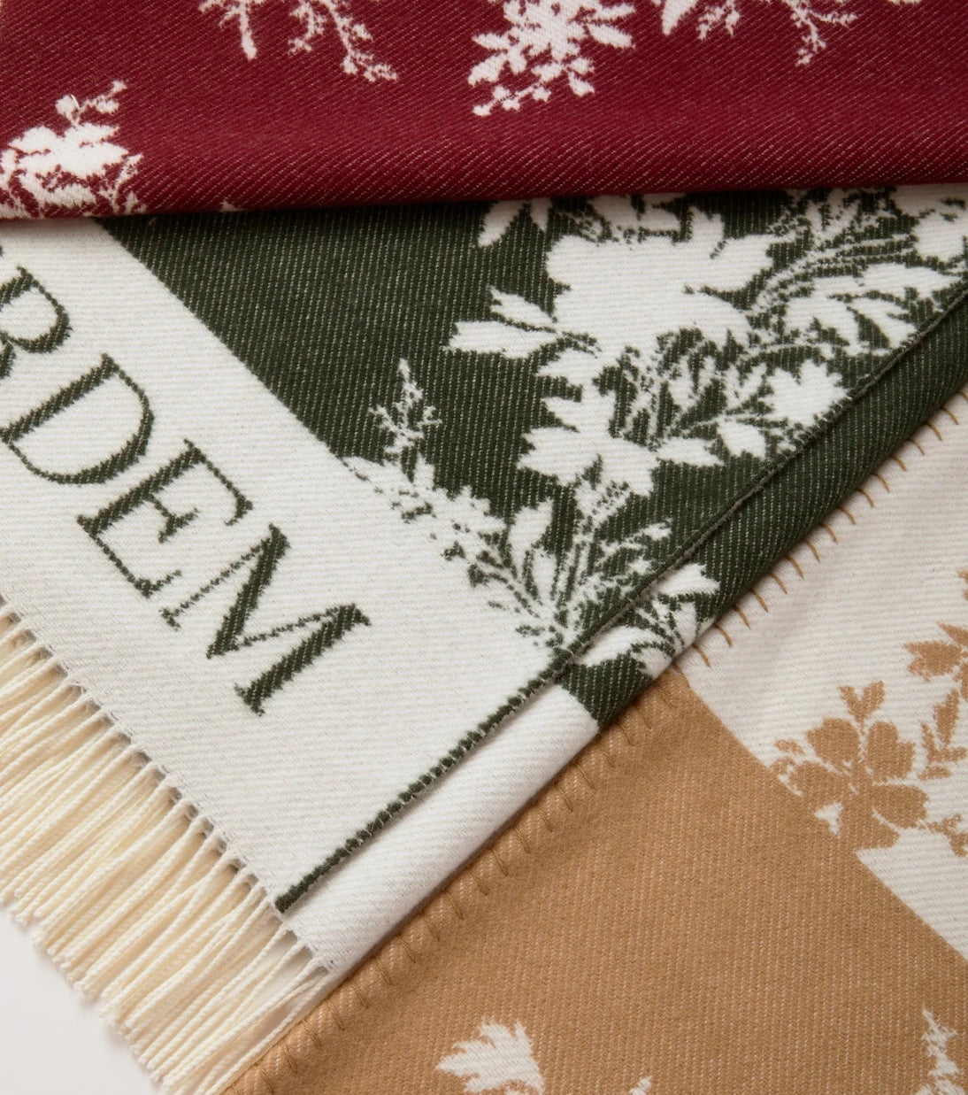 Erdem - Floral jacquard wool-blend blanket