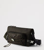 Re-Nylon and Leather Shoulder Bag