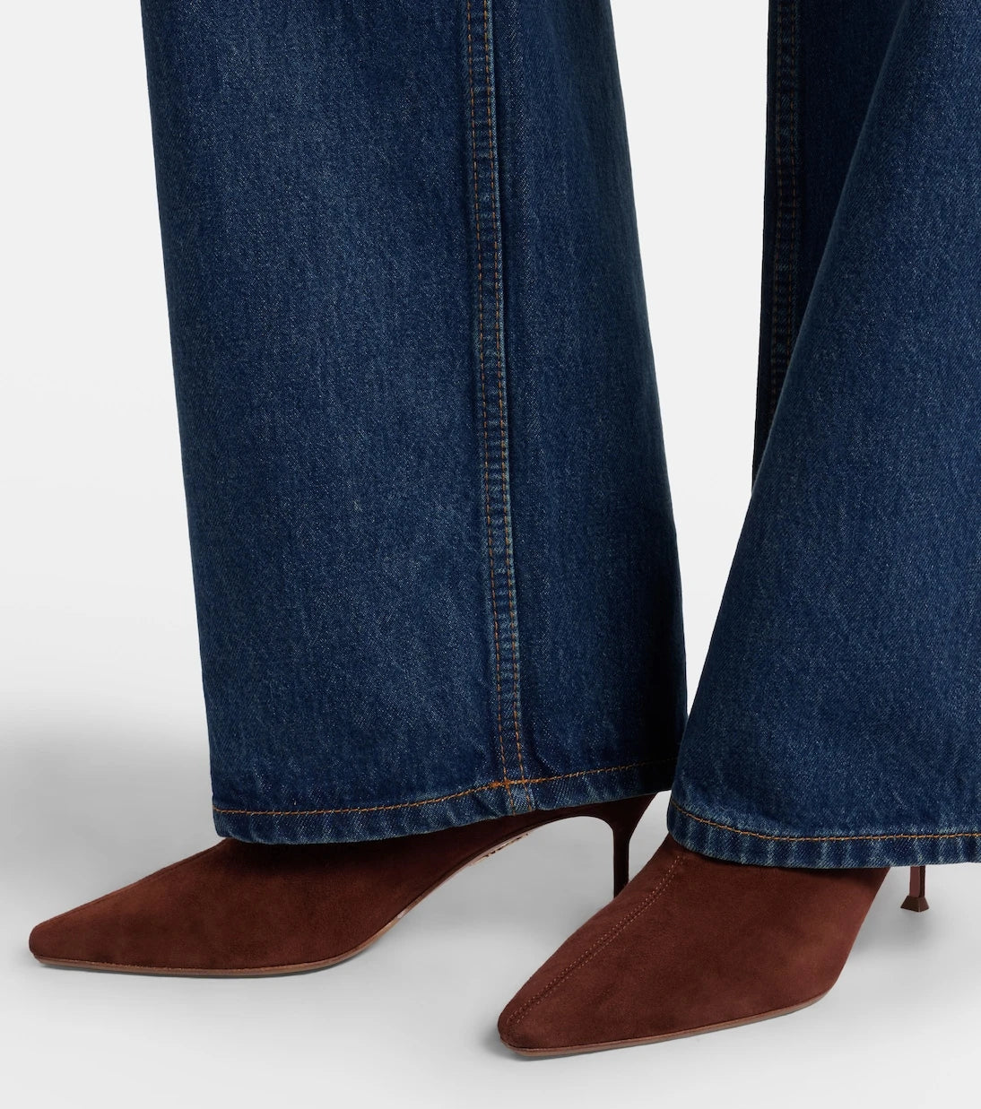 Aquazzura - Saint Honoré 65 suede ankle boots