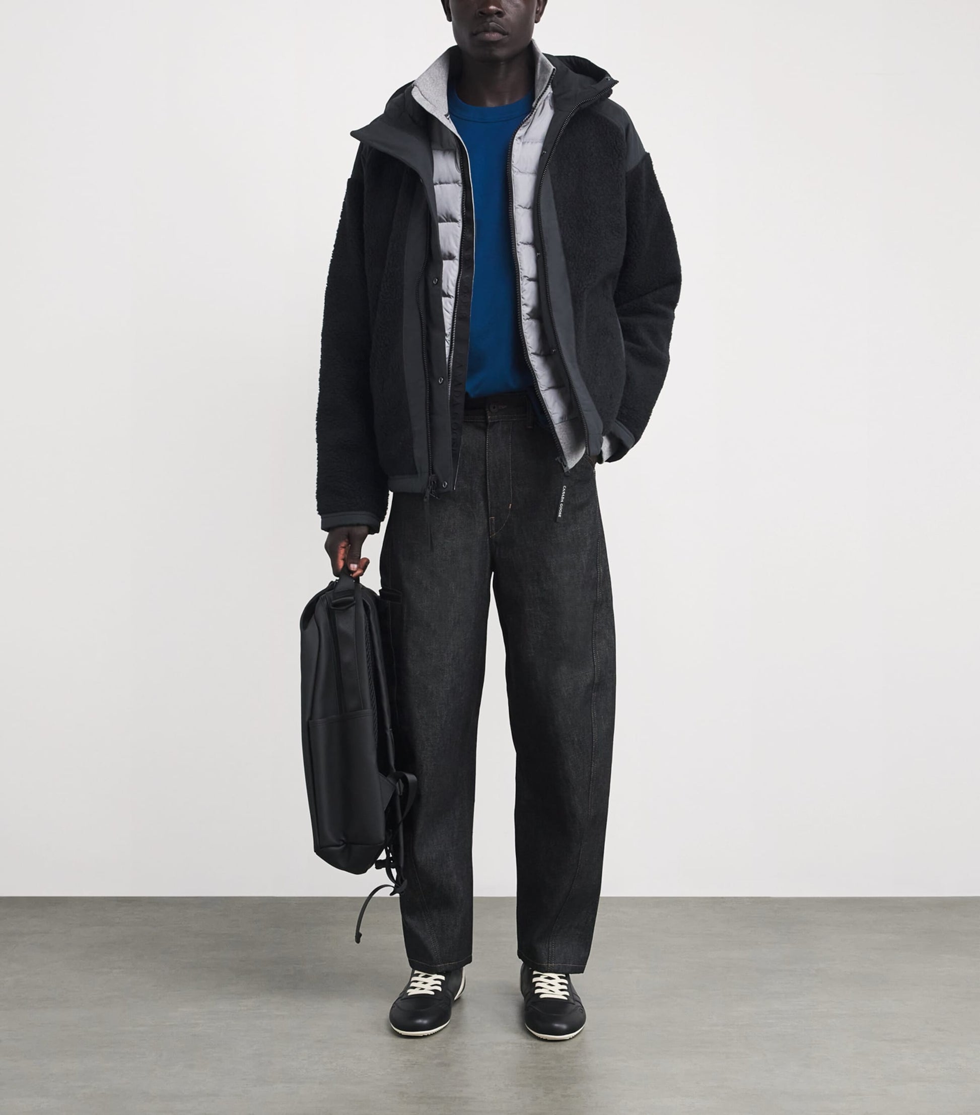 Canada Goose Black Reversible Alberni Bomber Jacket