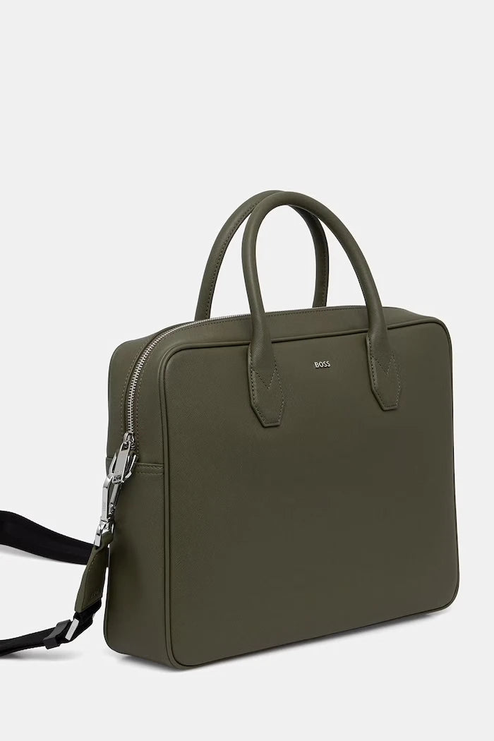 BOSS erkek deri laptop çantası Northon_Doc. Case