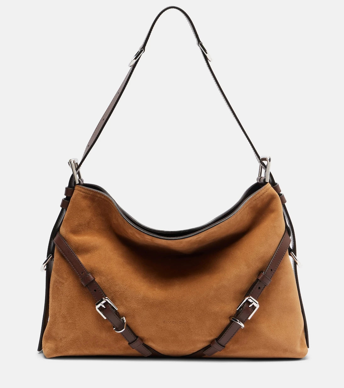 Givenchy - Voyou Medium suede shoulder bag
