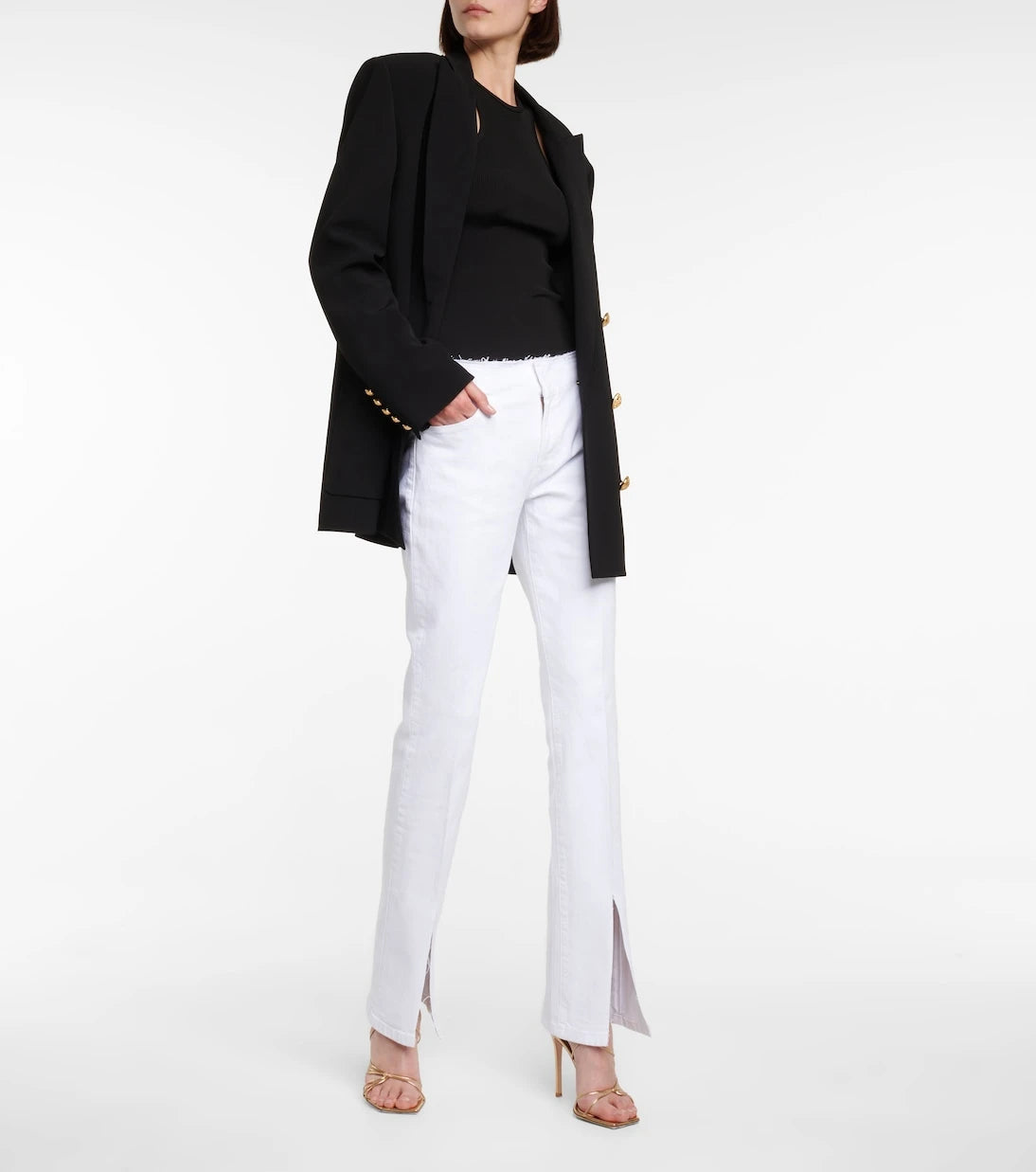Frame - Mid-rise bootcut jeans