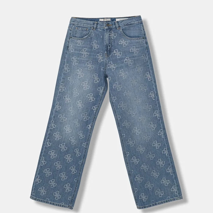 Guess дънки wide leg за деца