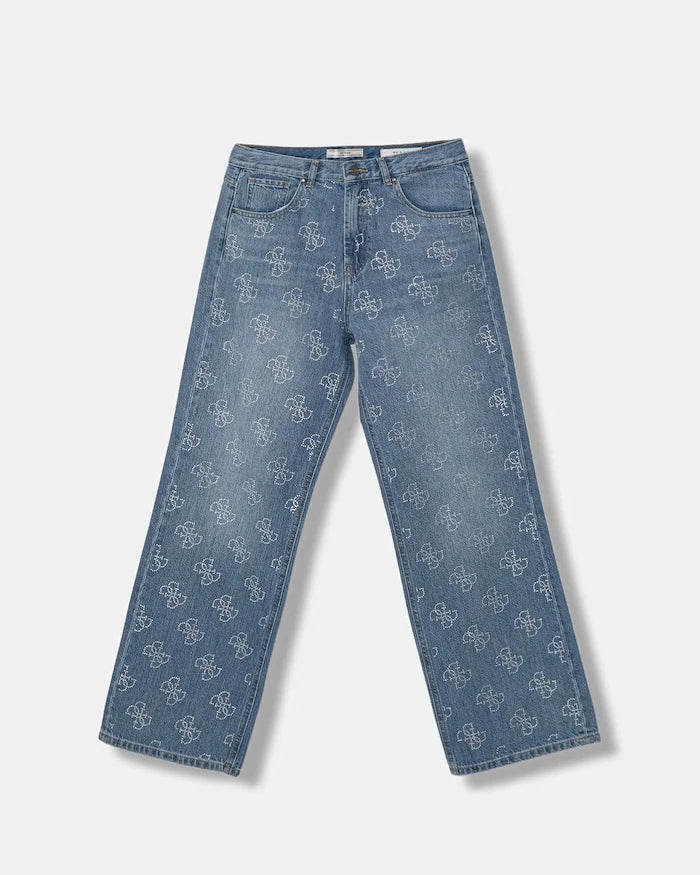 Guess дънки wide leg за деца